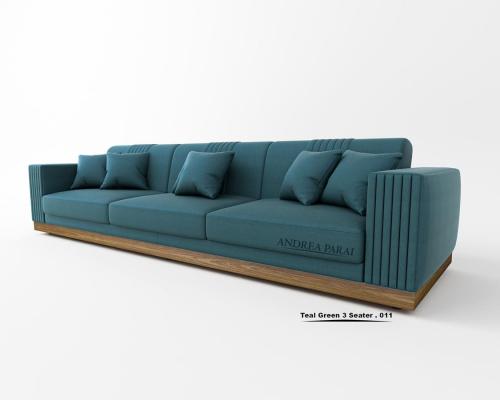 Teal Green 3 Seater- 011